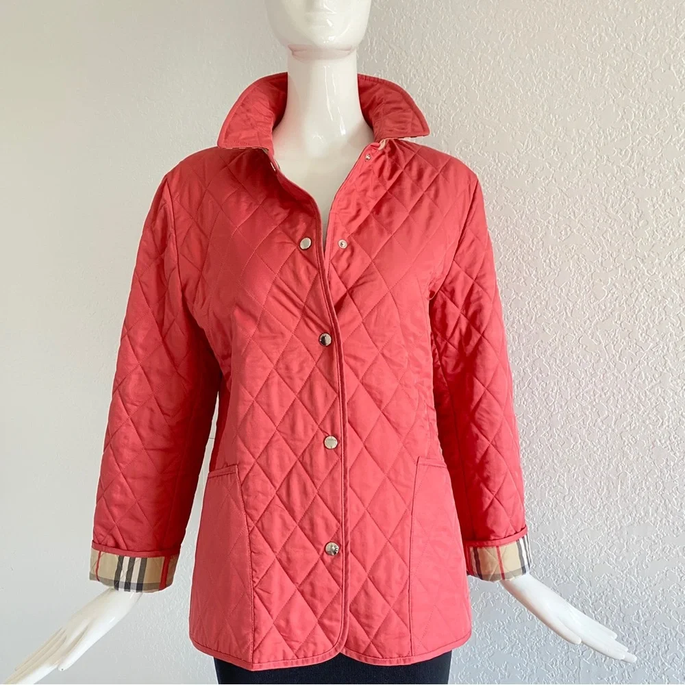 Burberry diamond quilted jacket